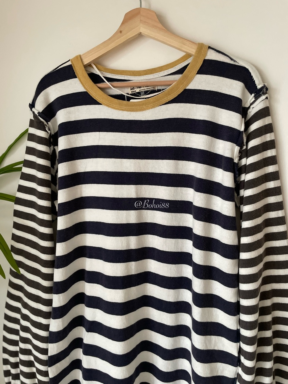 NWT Free People Sawyer Stripe Tee - Picture 9 of 13